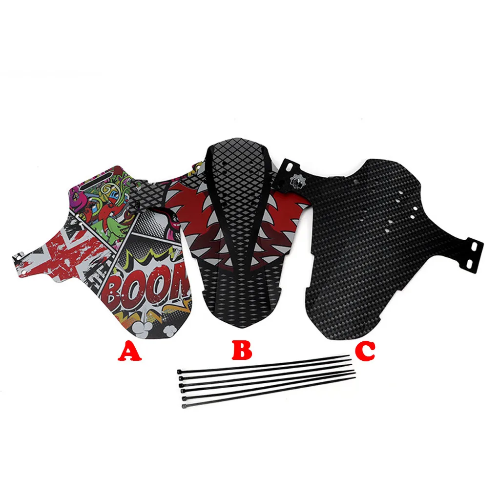 

Graffiti Bicycle Bike Front Rear Mudguard Front Rear MTB Road Bicycle Mudguard Tire Mud Rain Guards Mountain Bike Fenders M28