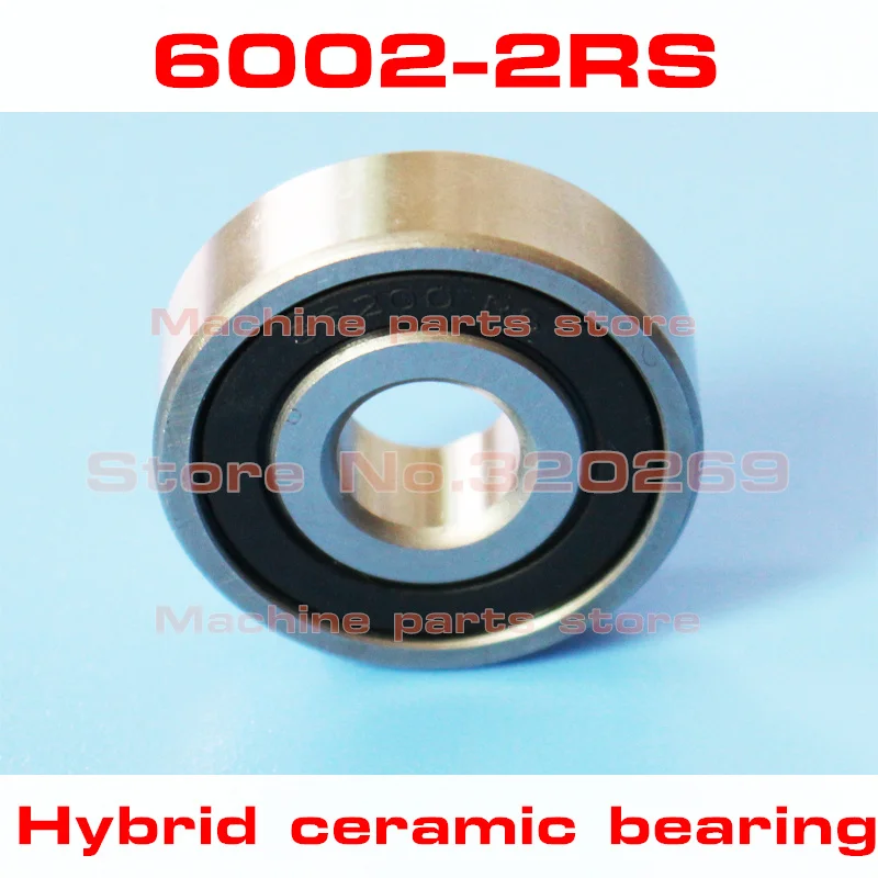 

radial 6002RS S6002 2RS 15*32*9 15x32x9mm stainless steel hybrid ceramic ball bearing Si3N4 bike hub part