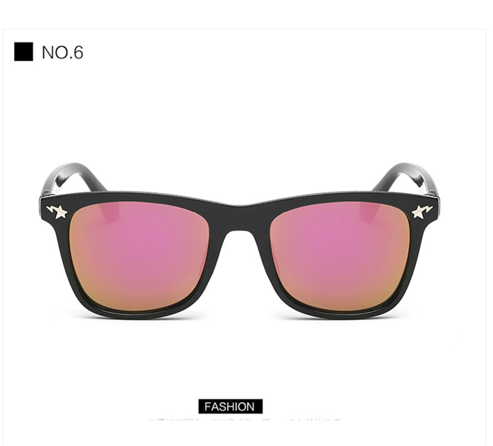 Fashion Kids Sunglasses lovely Sunglasses Mosaic Boys Girls Pixel Eyewares With Case Children Gift (13)