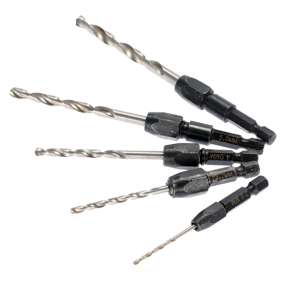 5pcs Twist Drill set herramientas drill perforator drill bits dremel ferramenta woodworking power tools furadeira foret metaux