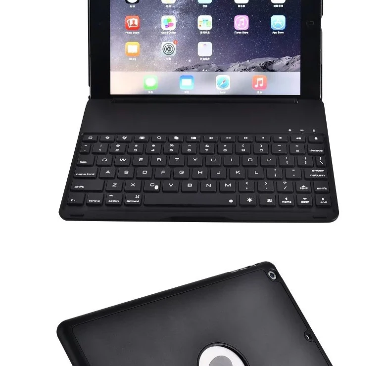 Для iPad6/для iPad 6/Air2 A1566 A1567 7 цветов с подсветкой Беспроводной Bluetooth клавиатура чехол