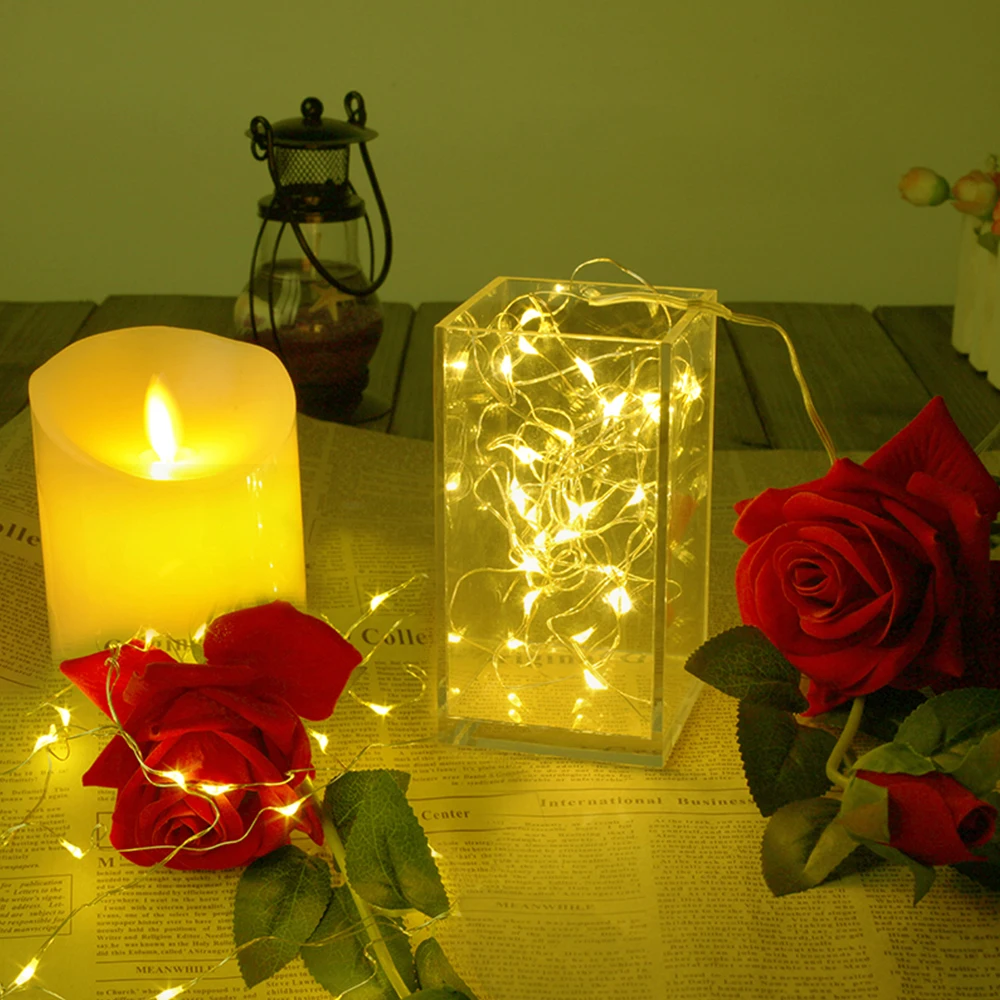 FS-LED String Lights USB Powered Nights Light Warm White copper Silver Wire Lights for Trees Wedding Parties Jar Bedroom FS-LED String Lights USB Powered Nights Light Warm White copper Silver Wire Lights for Trees Wedding Parties Jar Bedroom