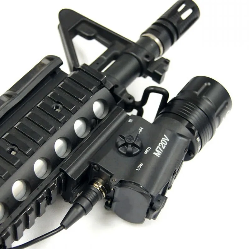 Элемент M720V Тактический светодио дный фонарик разведчик свет Airsoft охотничьего оружия свет вспышки версия EX273