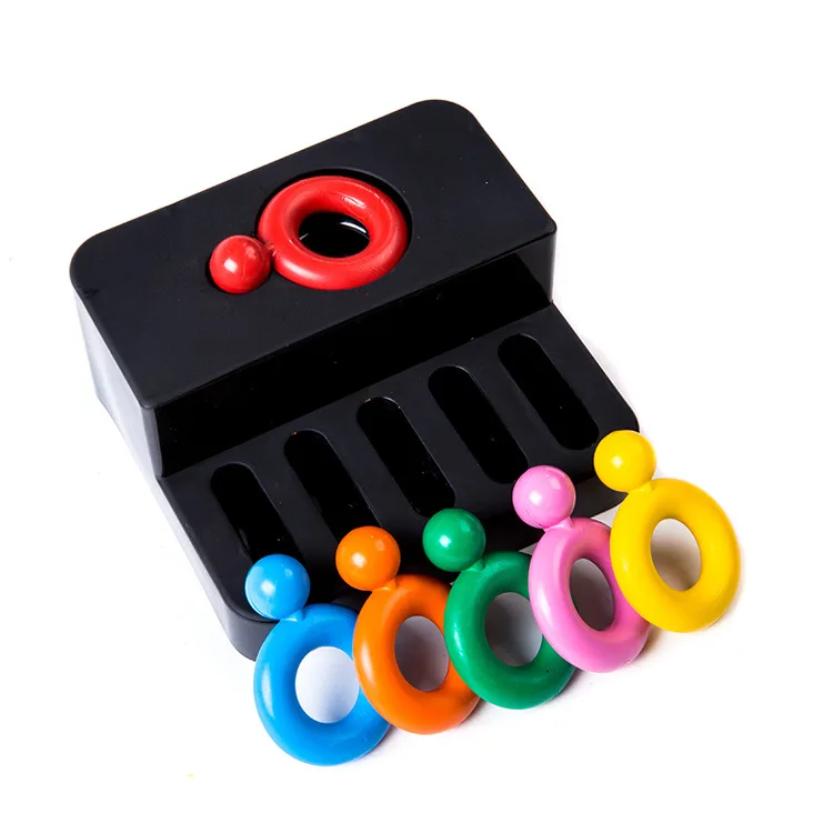 Корейская версия taste 6 цветов кольцо игрушка Дети нетоксичный карандаш головоломка образовательные съедобные палец рисунок художественные принадлежности восковой мелок