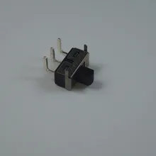 200 шт. скользящий переключатель Rohs SPDT 3pin 5A 125 V 3A 250 V черный изолятор 5,0 мм высота ручки