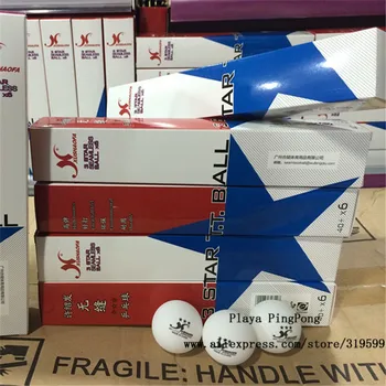 

60balls WholeSale XUSHAOFA 40+ New Material Seamless PP BallTable Tennis ball / ping pong ball 2 boxes/lot 12pcs
