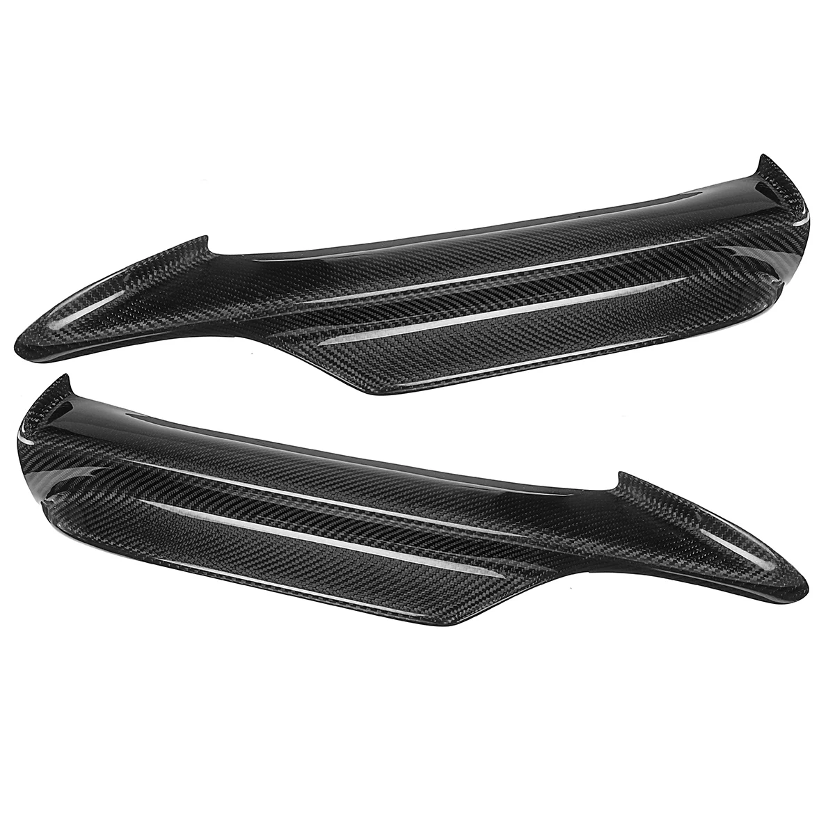 

One Pair Carbon Fiber Front Bumper Splitter Spoiler For BMW-E90 E91 328i 325i LCI M-Tech