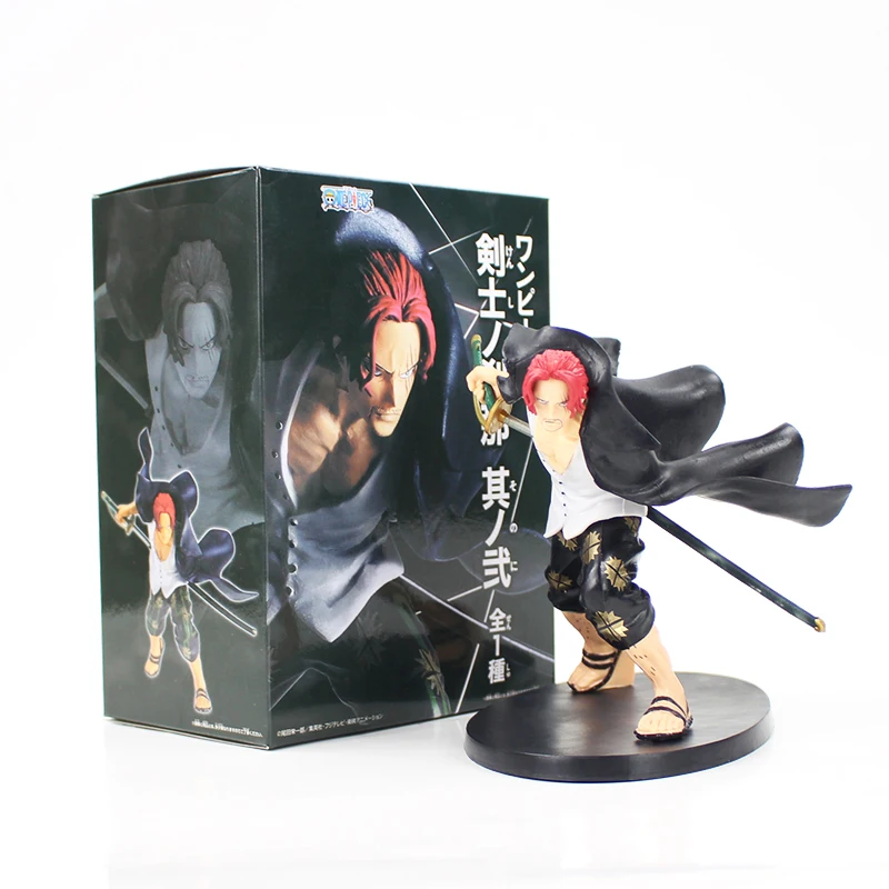 15 см аниме One Piece Shanks Red Hair Pirates четыре императора ПВХ фигурка Коллекционная модель