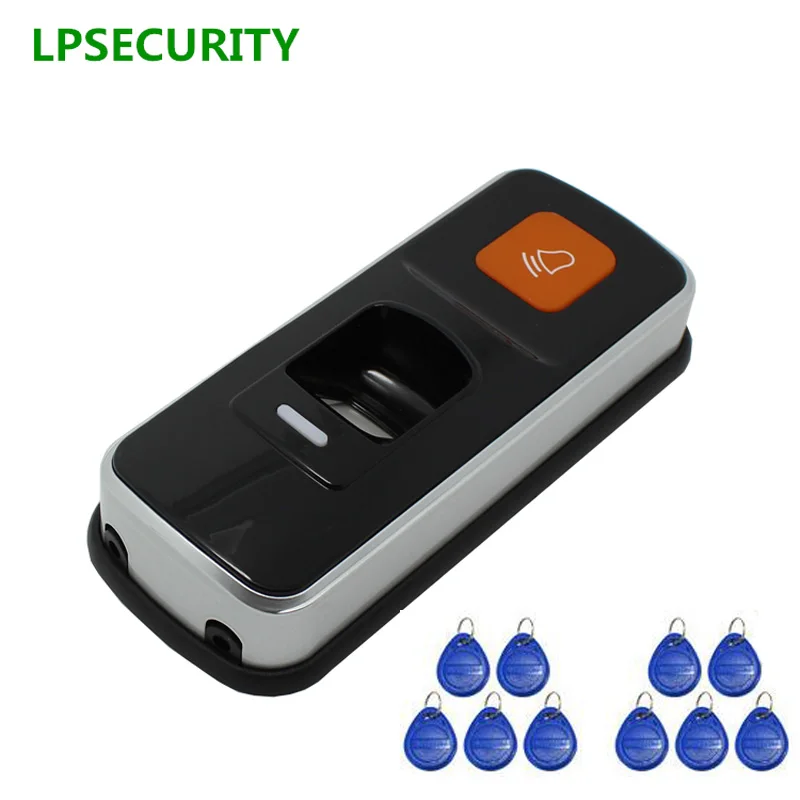 

Fingerprint+RFID ID Card Reader Access Attendance Control System with extra 10 pieces key tags