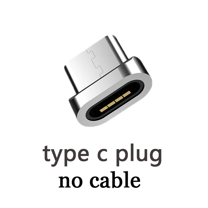 WSKEN X1 Магнитный кабель для зарядки и передачи данных, магнитный кабель для зарядки iPhone, кабель Micro USB 3A, быстрый кабель usb type C USB C, Micro USB - Цвет: type c plug
