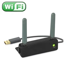 Doble red wireless n usb adaptador de red de internet wifi para microsoft xbox 360 xbox 360 s xbox 360 elite