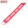 Motorcycle Streamer Keychain for PLugs Car Key Chain Remove Before Start Engine Remove Before Flight Chaveiro Key Ring 3pcs ► Photo 2/6