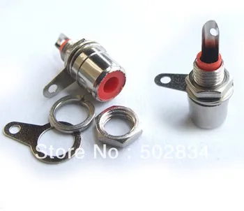 

200pcs Red RCA Jack Screw nut for CCTV TV Monitor Amplifier Chassis Video audio