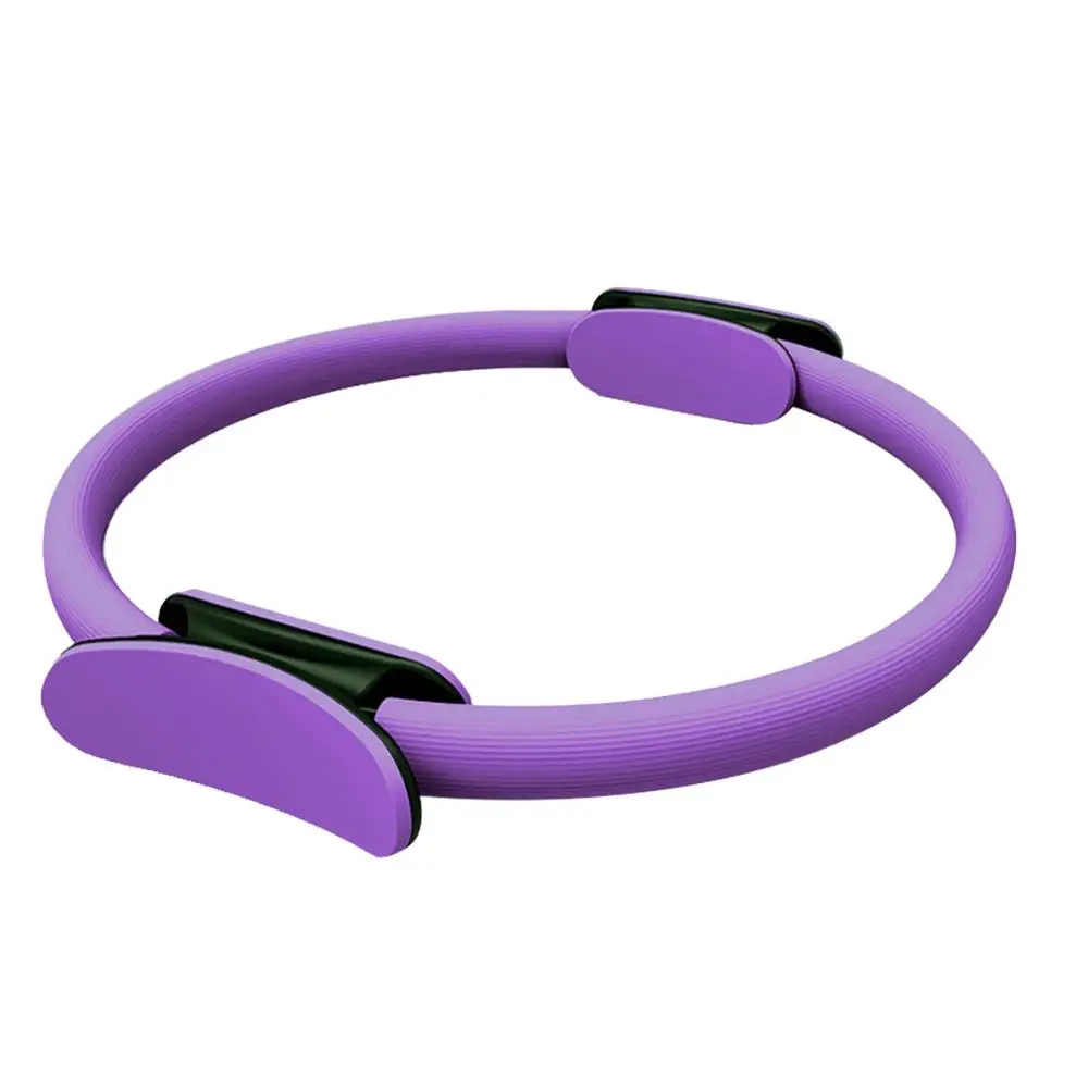 Пилатес для похудения кольцо для йоги прочный Пилатес фитнес круг принадлежности для йоги Мышцы тела упражнения тренажерный зал тренировки тренировочный инструмент - Цвет: Фиолетовый