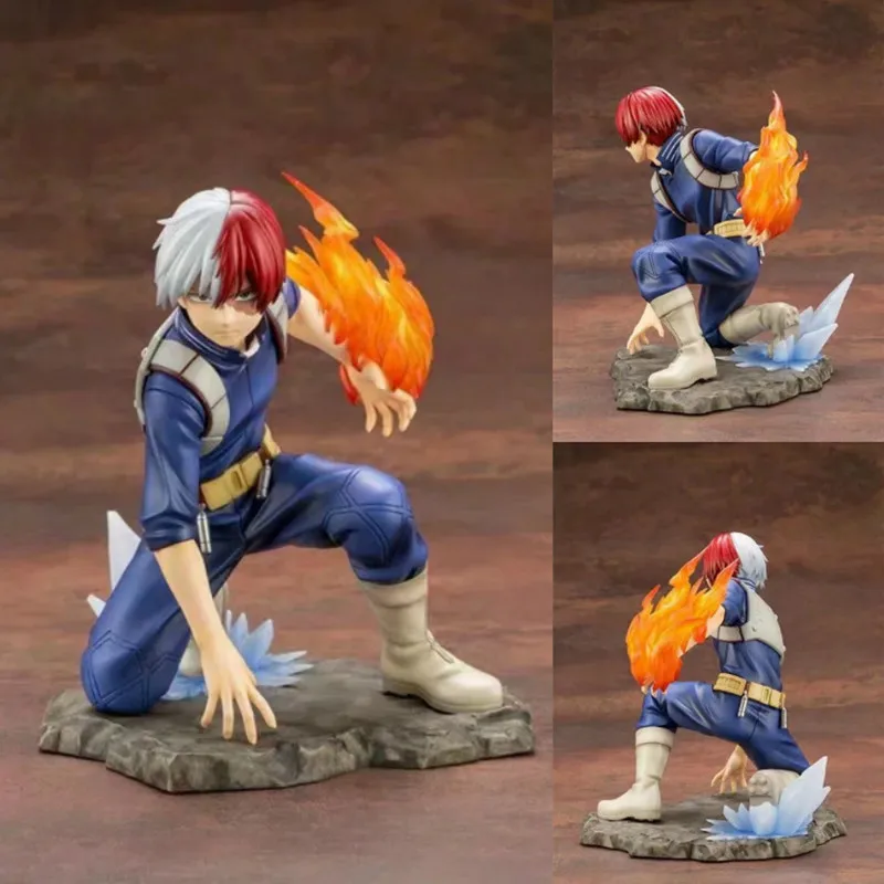 

New Super Hero Comic Anime Statue My Hero Academia Boku no Hero Tomy ARTFX J Shoto Todoroki Figure Model Toys