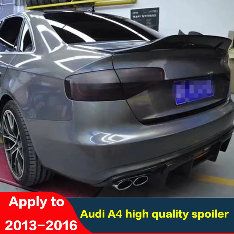 CEYUSOT для багажника автомобиля спойлер аксессуары Audi A4 B9 Седан настоящее