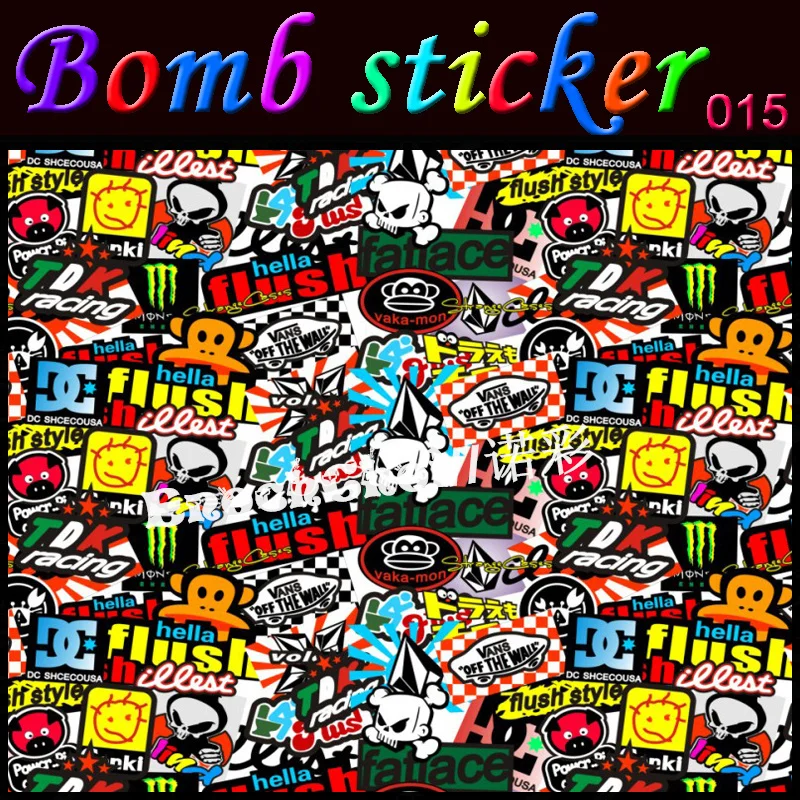 New Fashion Bomb Sticker Car Vinyl Decals Graphics Sticker Bombing for