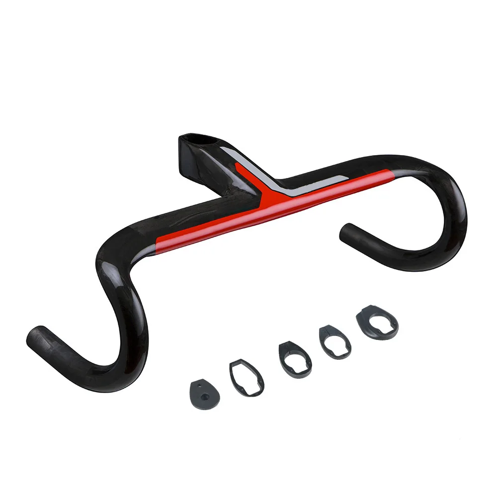 

2018 T800 UD Weave Carbon Handlebar 28.6mm Integrated Bar Road Bicycle Handlebar