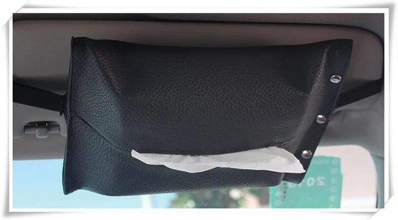 

HOT Auto Accessories PU Leather Tissue Case For skoda octavia opel astra j golf mk2 audi a4 b9 mazda cx5 hyundai i30 Car-styling