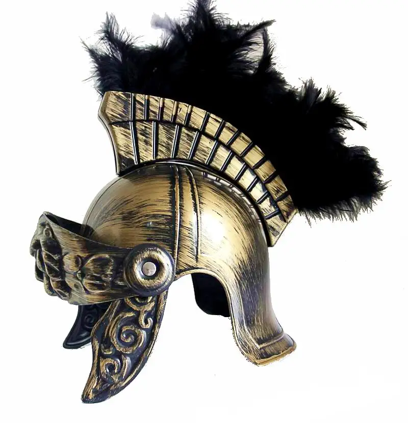 Карнавальный маскарадный шлем спартанского воина Древнего Рима