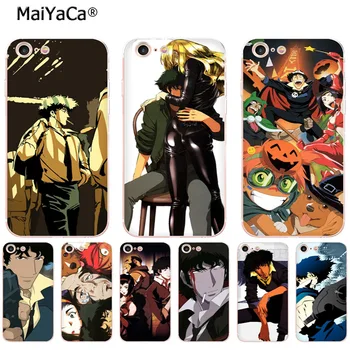 

MaiYaCa Spike Spiegel Cowboy Bebop Anime soft tpu phone case cover for iPhone 8 7 6 6S Plus X 5 5S SE 11pro max Cases