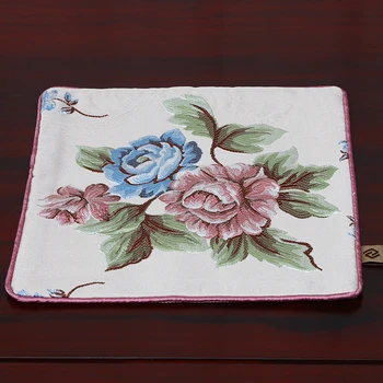 

Europe style Embossed Jacquard Plate Placemat Dining Table Mat Coffee Coaster High End Waterproof Oilproof Table Pad