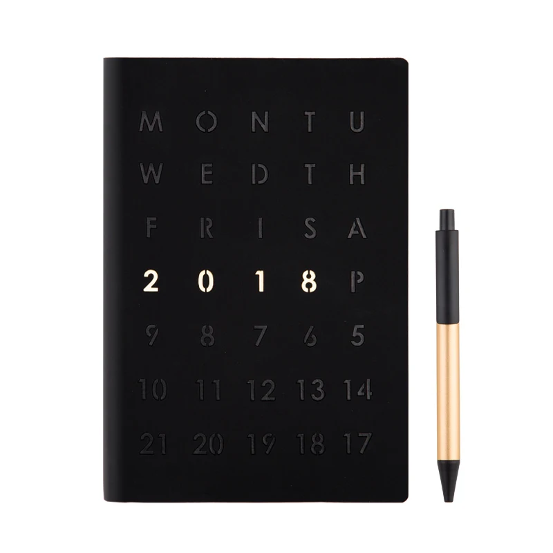 

A5 Agenda Plan book efficiency Manual Simple Handbook Notepad Office Stationery Notebook with good pen