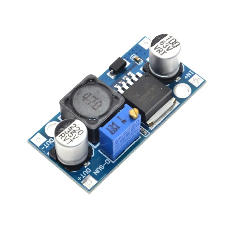 48V Регулируемый понижающий модуль DC LM2596HVS вход 4 5 с алюминиевой крышкой 50В по
