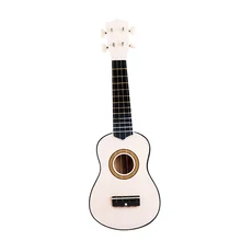 SOACH High quality professional musical instruments children guitar toys 21 vocal 4 strings white bass guitar puzzle toy musical