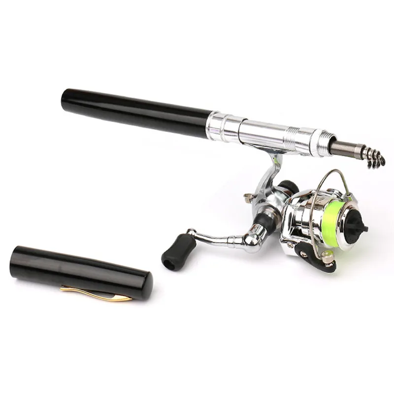 2019 High Quality Mini Pocket Pen Shape Aluminum Alloy Fishing Rod Portable Baitcasting Rods Pole Fishing Reel Set Combos Set 2019 High Quality Mini Pocket Pen Shape Aluminum Alloy Fishing Rod Portable Baitcasting Rods Pole Fishing Reel Set Combos Set