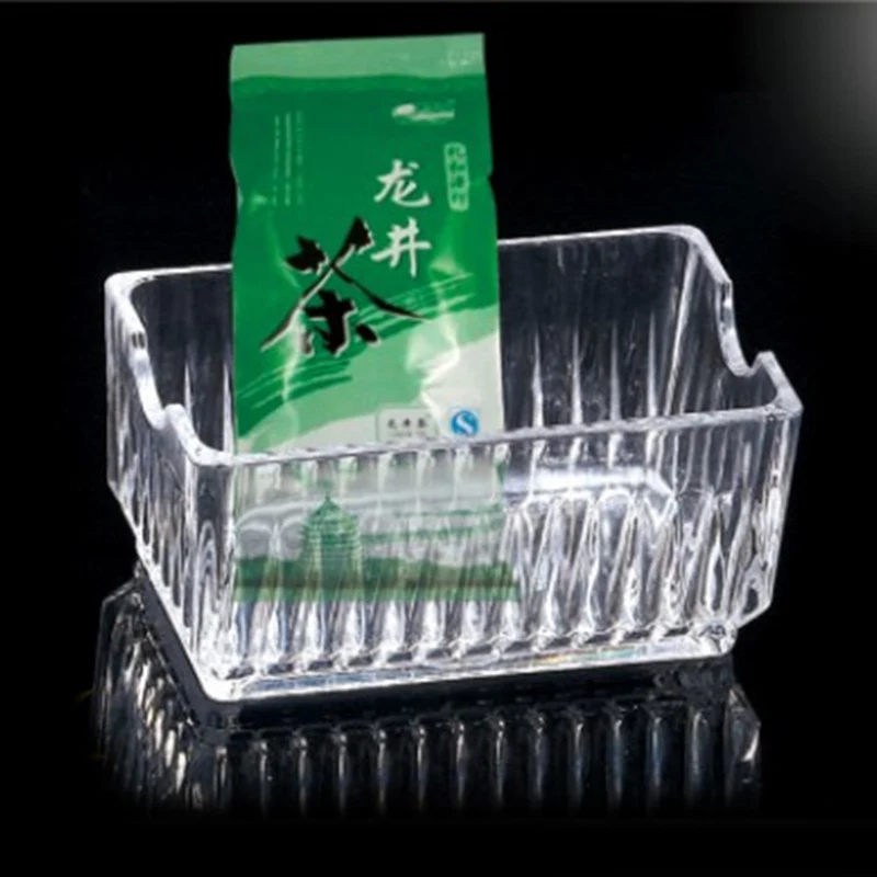 Practical Tea Bag Box Plastic Sugar Seat Eco-friendly Tea Sugar Bag Box Exquisite Solid Useful Kitchen Gadget