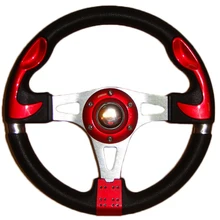 Высокое качество 320 мм Автомобильный руль 13 дюймов гоночный спортивный Авто Руль из искусственной кожи