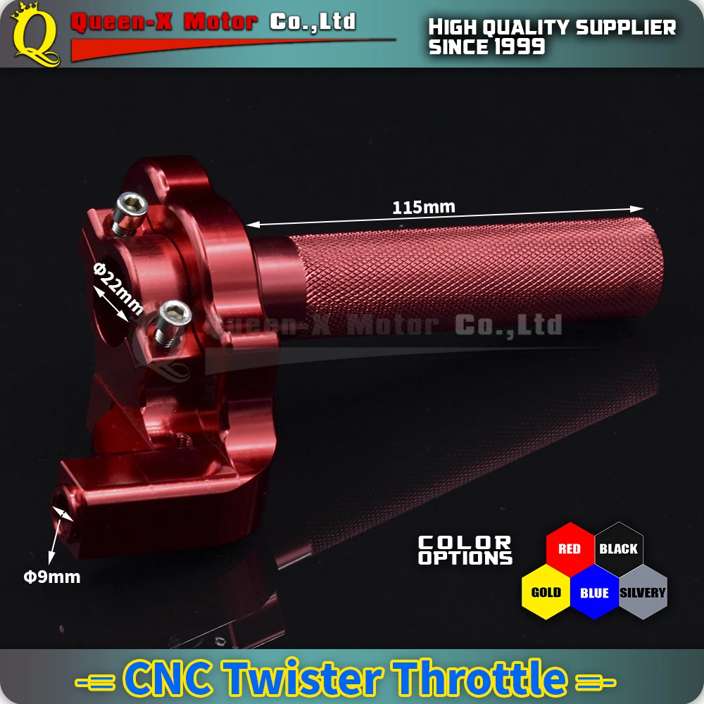 

Red CNC Twister Throttle Assembly For XR50 CRF50 70 100 150 Dirt Pit Bike Motocross Motorcycle Free Shipping