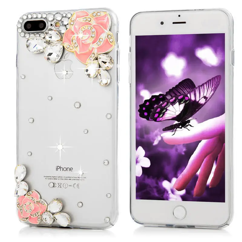 YOKIRIN со стразами чехол для iPhone 7/7 Plus 3D ручной блеск diamond bling кристалла трудный