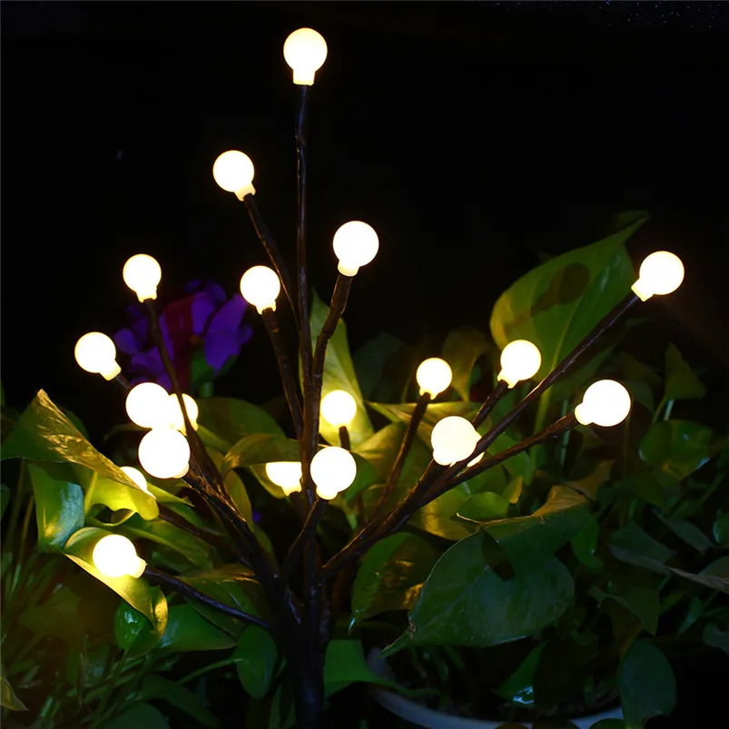 LED Sola Tree Light Power Tree Light Garden Outdoor Yard Lawn Landscape Lamp Home Drecoration IP44 Waterproof 40MR152