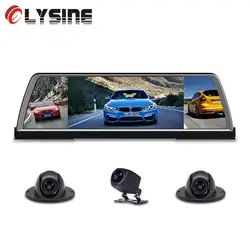 Olysine 10 "сенсорный 360 панорамный 4CH объектив камеры Android ADAS Автомобильный видеорегистратор gps навигация видеорегистратор wifi Dashbord привод видео