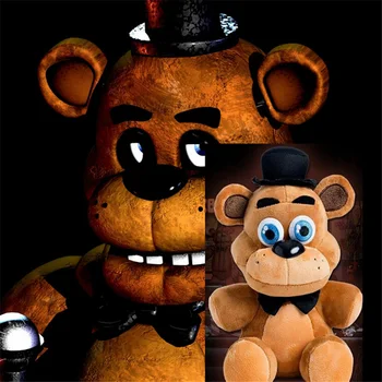 

Hot Sale Fnaf Plush Freddy Fazbear Bear Plush Toys Doll 10.5"/26cm Kids Toys Inside Out Plush Stuffed bear Free Shipping