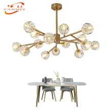 Современный хрустальный люстра светильник ing гостиная столовая светодиодный люстры Роскошный подвесной светильник люстра