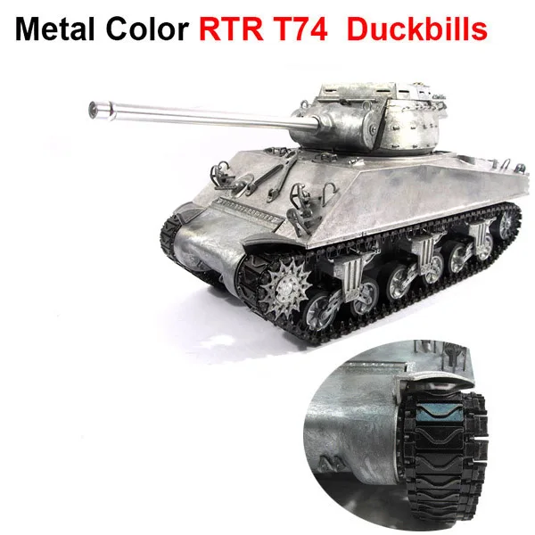 Mato металлическая модель танка готовая к запуску Металл M36B1 rc Танк Разрушитель инфракрасная версия - Цвет: MetalColor RTR T74 D