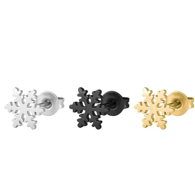 

2 Pieces Punk 0.8mm Stainless Steel Star snowflake Earring Barbell Stud Earring Body Piercing Jewelry LOVE Tragus Ear Piercing