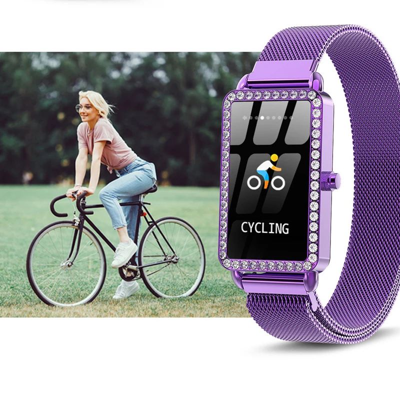 A88 Smart Bracelet Heart Rate Monitor Blood Pressure Oxygen Sport Wristband Fitness Tracker Female Smart Watch Women for Mi Band