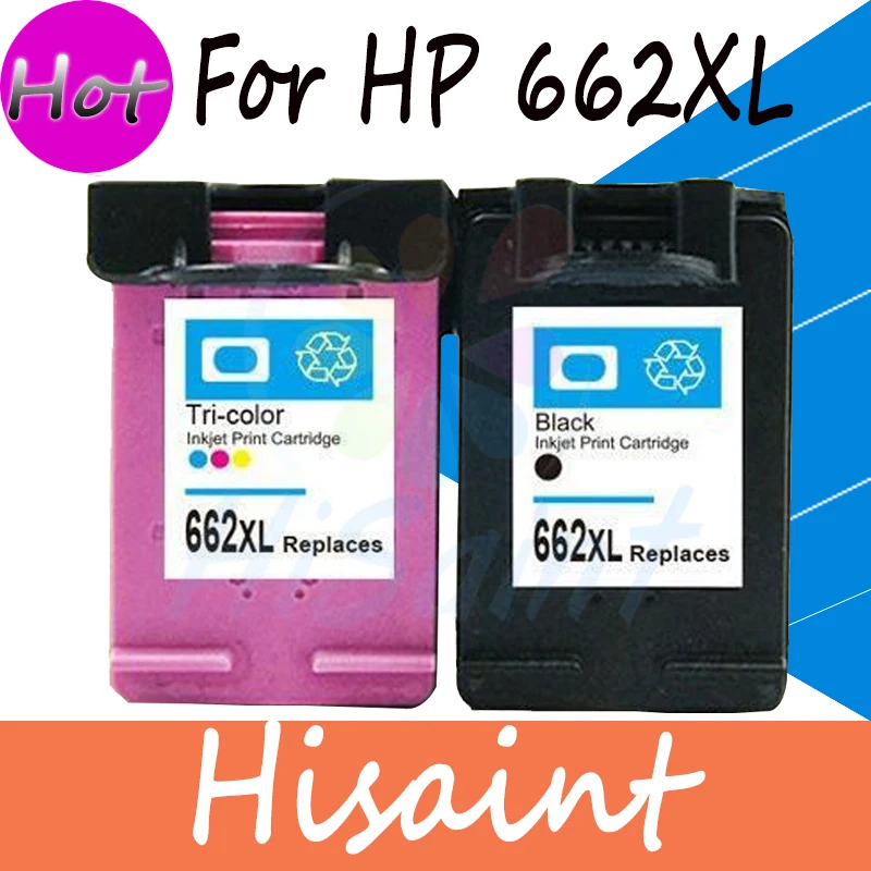 Impressora Compatível Cartucho de Tinta Para 662 HP 662XL hisaint CZ103A  CZ104A Para Impressora Jato de Tinta Frete Grátis|ink cartridge|printers  ink cartridgesink cartridge for hp - AliExpress
