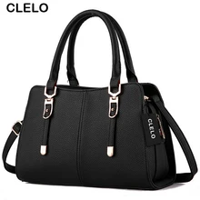 CLELO Moda Bolso de Las Mujeres de Las Mujeres Famoso Diseñador de la Marca de Lujo de LA PU de Las Mujeres Feminina Bolsa Crossbody Hombro Bolsas Tassen