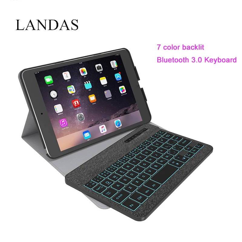 Landas Universal Luxury Keyboard For iPad Mini 2 Bluetooth Wireless