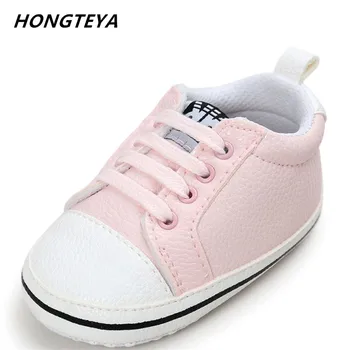 

Baby Sports Shoes New Classic Pu Leather Baby Moccasins Infants Boys GirlsToddler sneaker Non-slip Newborn Crib Shoes Baby shoes