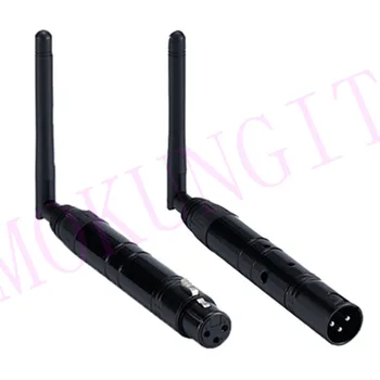 

DMX512 Wireless Transmitter DM-WT and Receiver DM-WR DM-WR 2.4G, XLR3 Connector