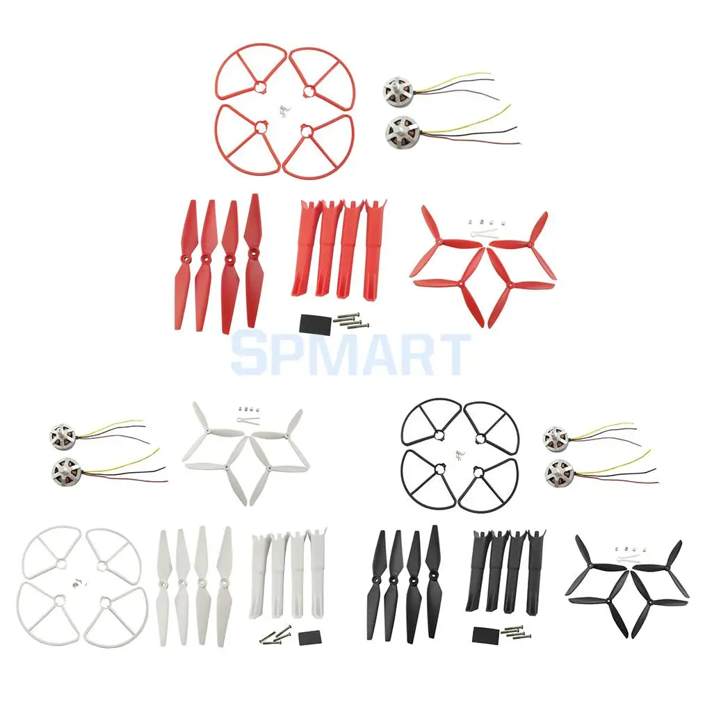 

Propeller+Motor+Guard Cover+Landing Skid+Blade Prop for MJX B2W B2C RC Drone