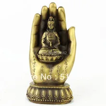Фэншуй латунь руки гуанин фигурки/Гуань Инь/латунь Гуань Инь M1271