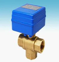 

Free Shipping 5pcs/Lot G1/2'' Brass 3 way Electric Mini Ball Water Treatment Valve 12V Control Way CR01 or CR02