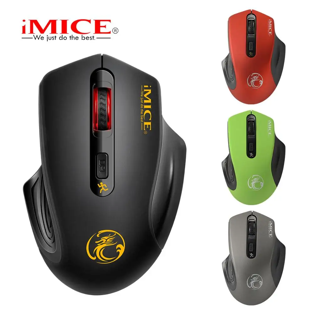 

iMICE E-1800 Wireless mouse 2000DPI Adjustable USB 3.0 Receiver Optical Computer Mouse 2.4GHz Ergonomic Mice For Laptop PC Mouse